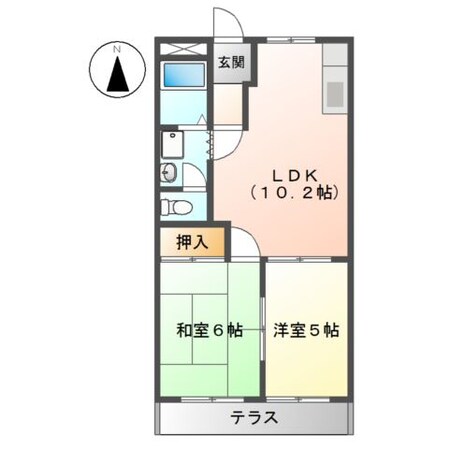 エルモリカワの物件間取画像